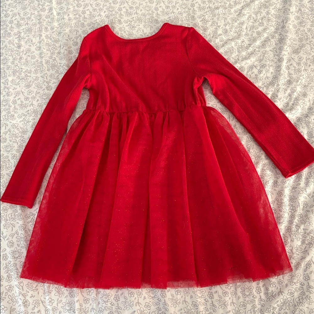 Wonder Nation Vibrant Red Formal Kids Dress - Picture 3 of 4